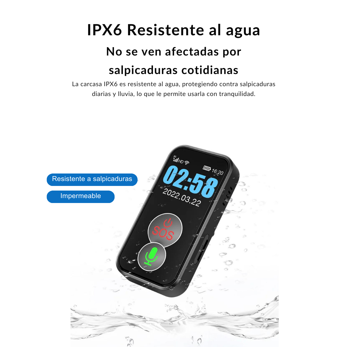 Boton De Panico Inalambrico de larga distancia Alarma Personal de Emergencia Sos Gps Gsm y Voz